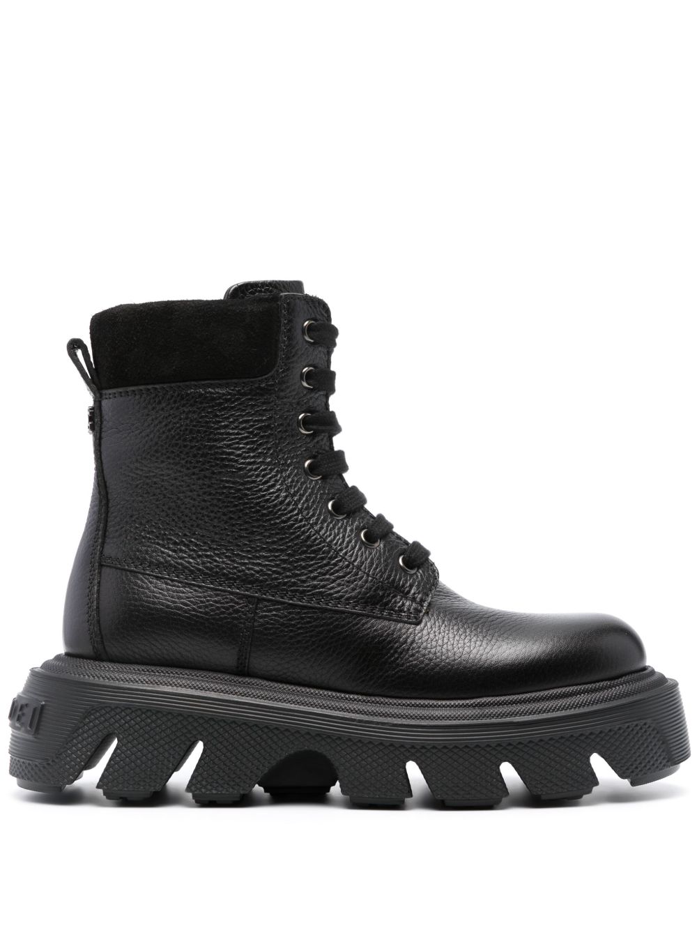 Casadei Generation C 皮质短靴 - 黑色