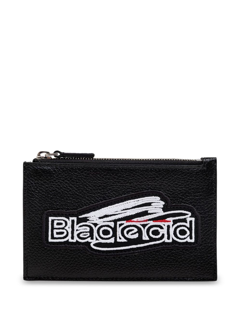 Balenciaga logo贴花卡夹 - 黑色