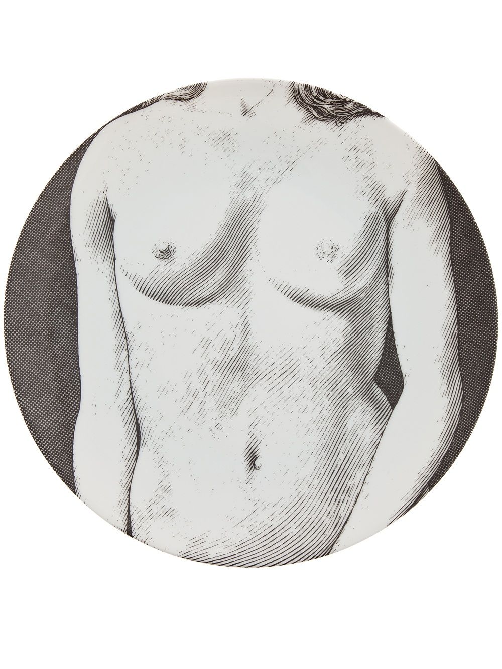 Fornasetti 印花碟 - 灰色