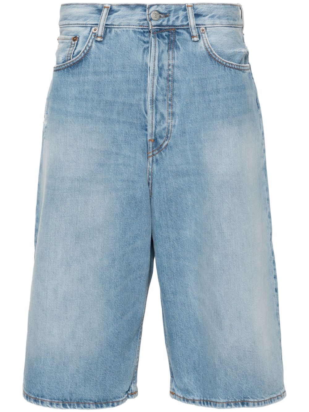 Acne Studios 直筒牛仔短裤 - 蓝色