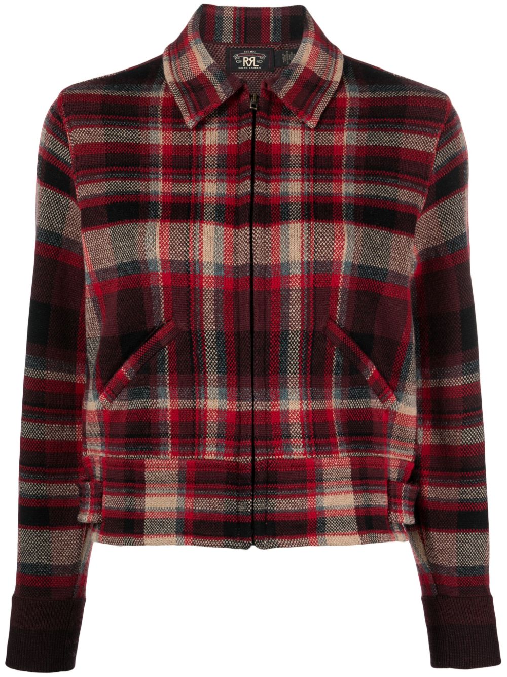 Ralph Lauren RRL Berry 格纹夹克 - 红色
