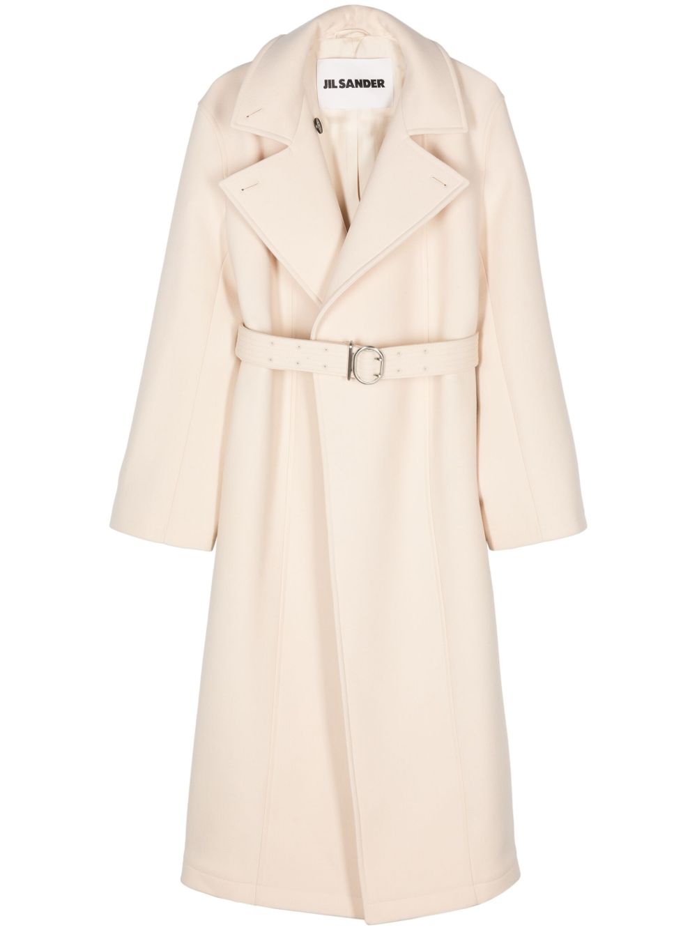 Jil Sander 束腰羊毛外套 - 中性色