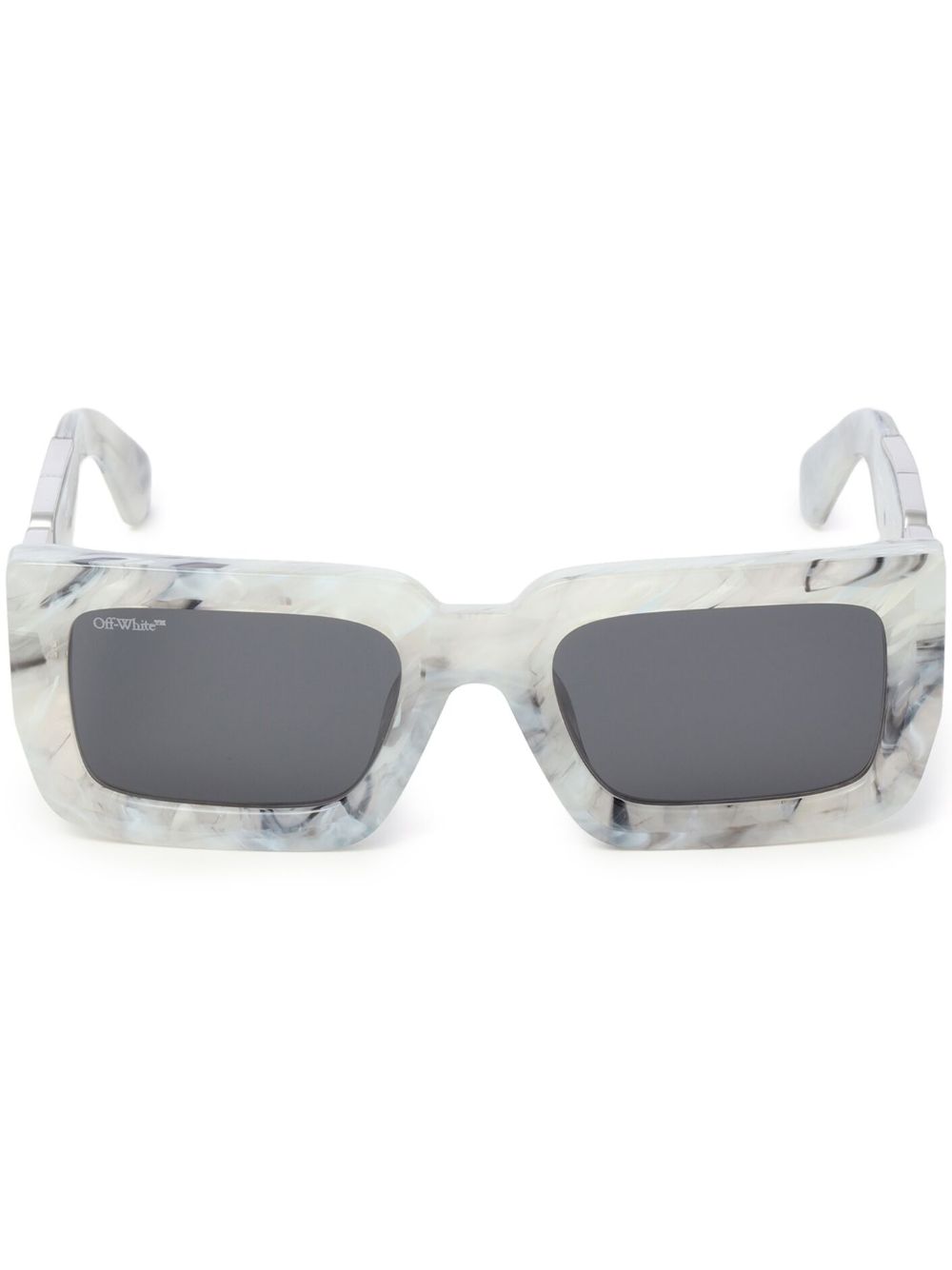 Off-White Eyewear Boston logo有色镜片太阳眼镜 - 白色