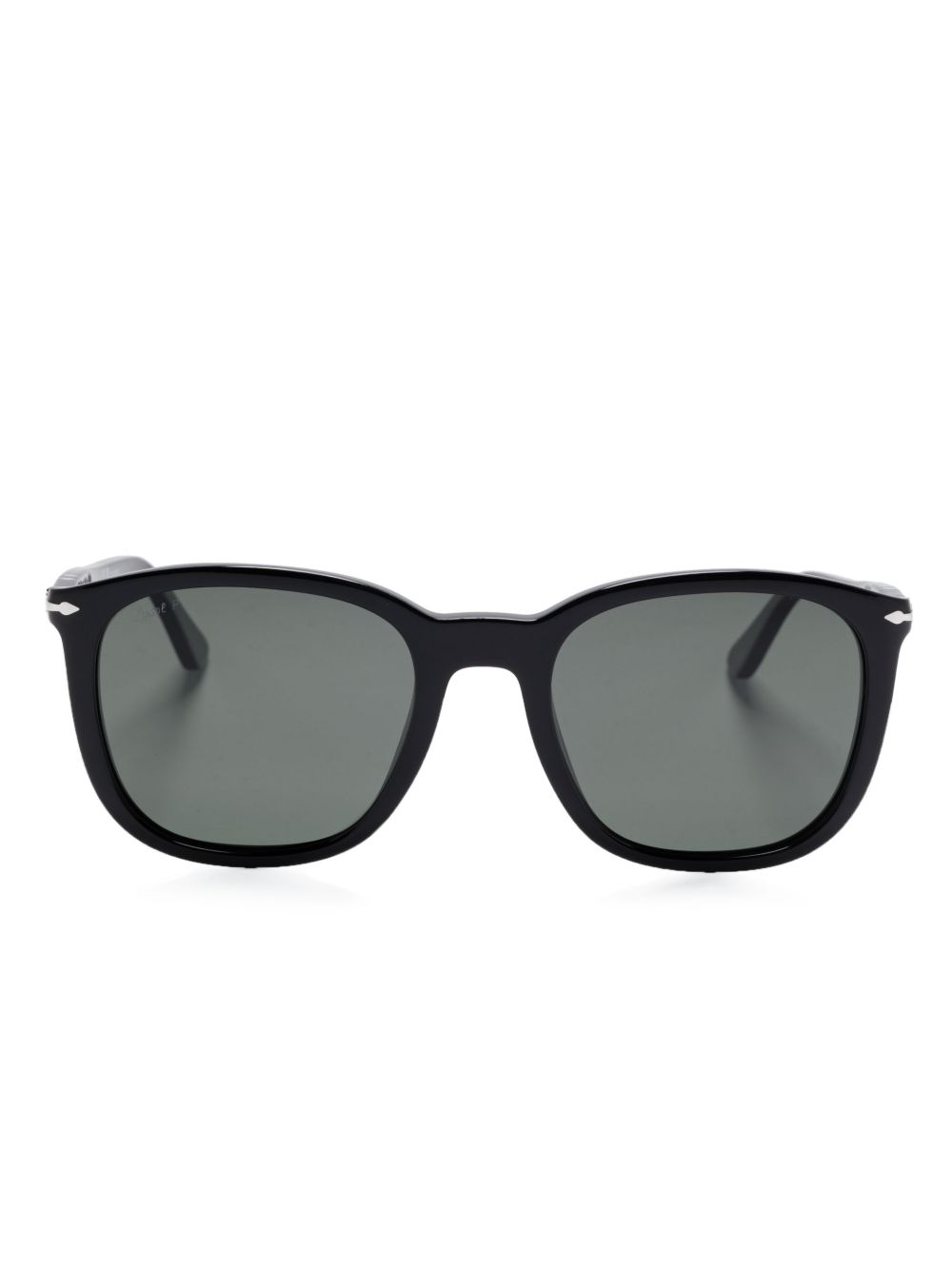 Persol 方框太阳眼镜 - 黑色