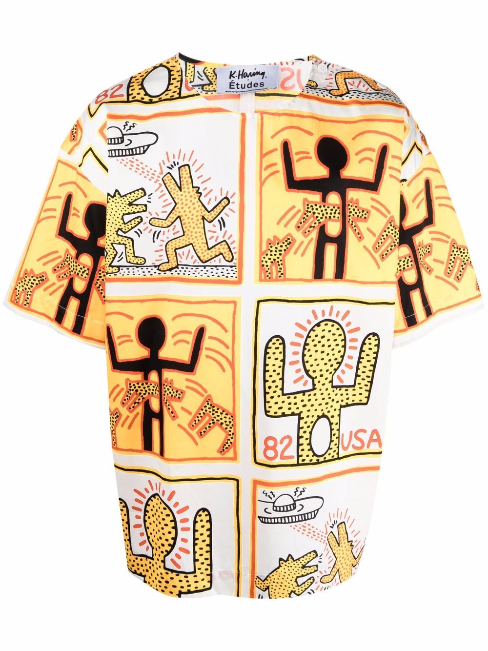 Etudes x Keith Haring T恤 - 白色