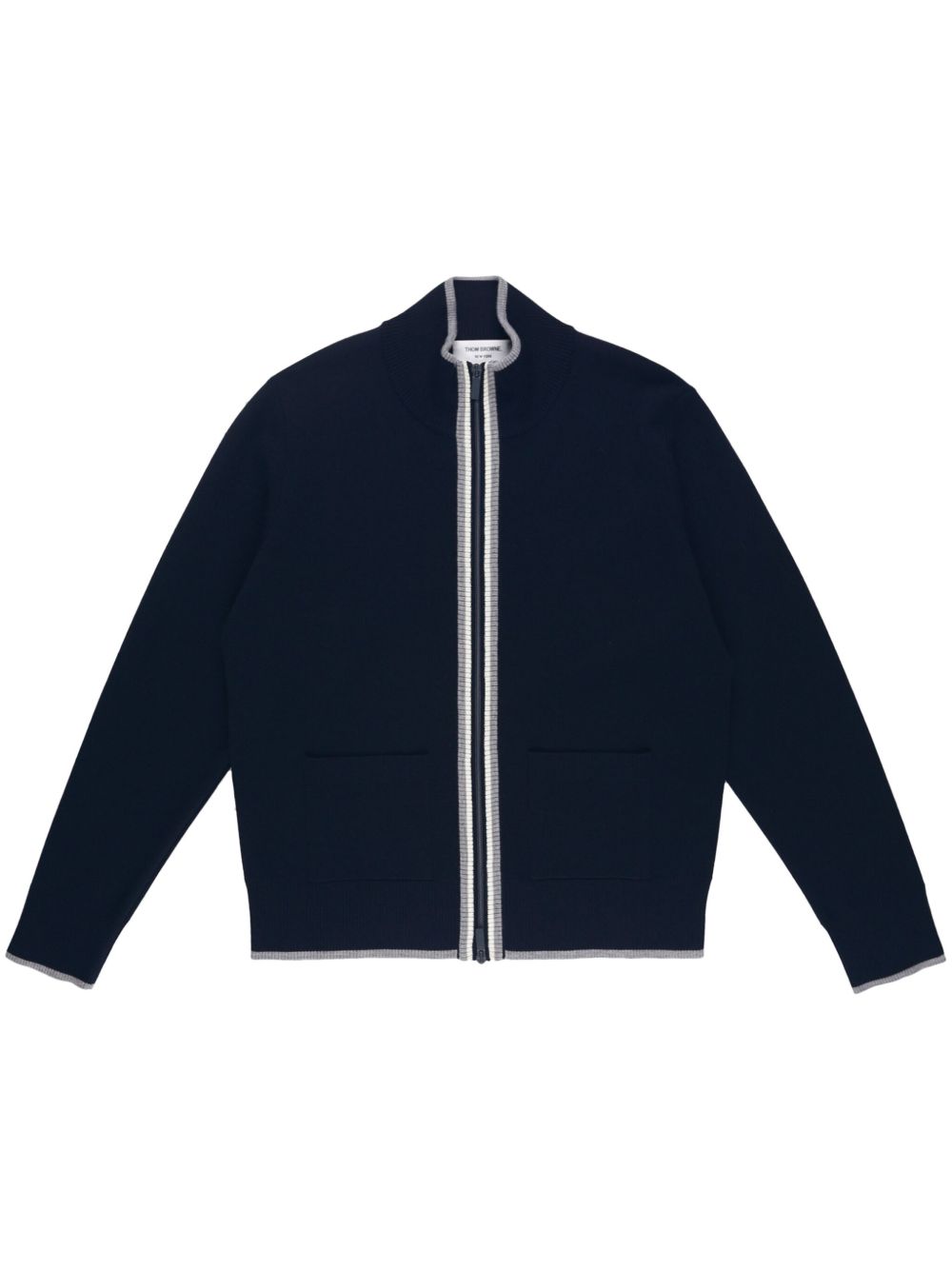 Thom Browne 羊毛开衫 - 蓝色