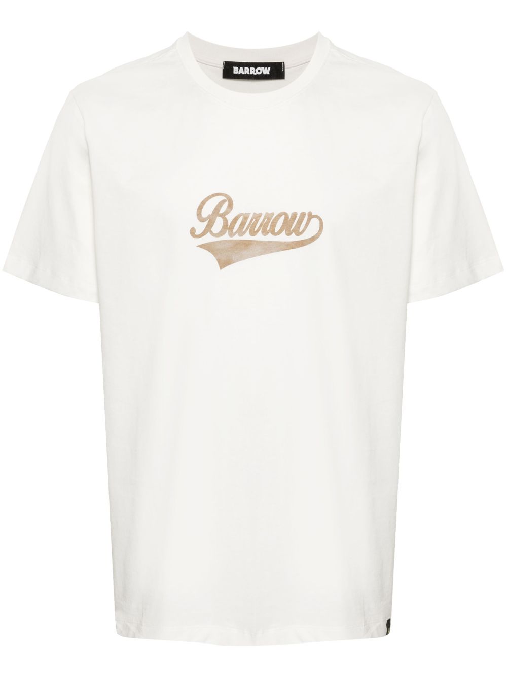 BARROW logo印花T恤 - 白色