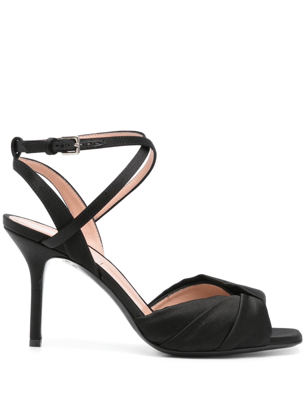 Alberta Ferretti Evening 高跟凉鞋（8.5厘米） - 黑色