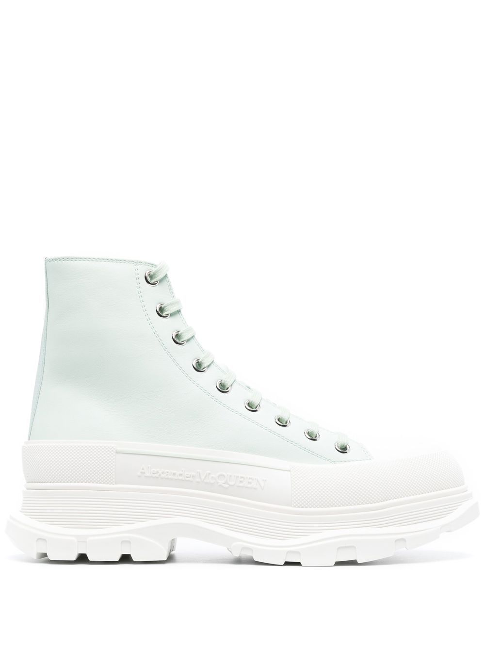 Alexander McQueen Tread Slick 及踝靴 - 绿色