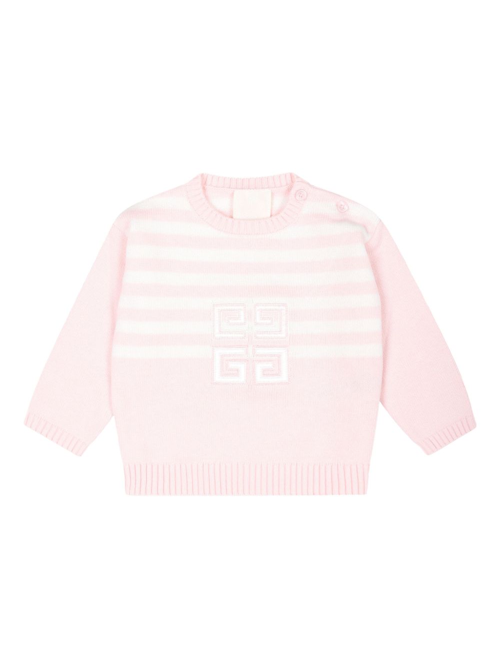 Givenchy Kids 4G 贴花毛衣 - 粉色
