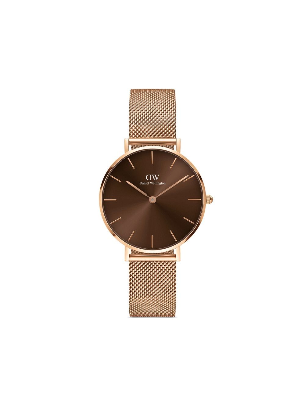 Daniel Wellington Petite Amber 32毫米腕表 - 褐色