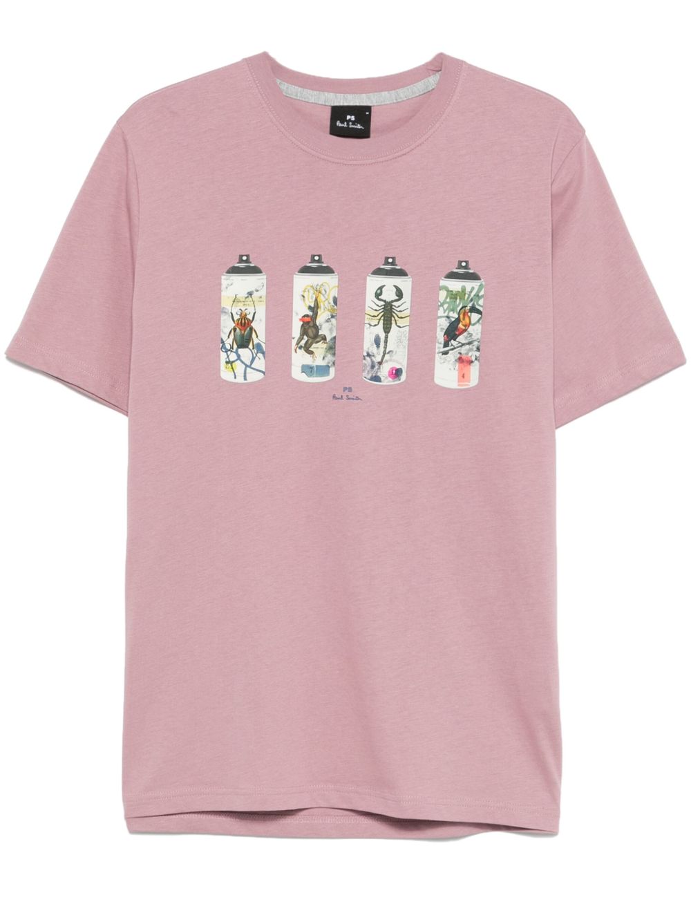 PS Paul Smith Spray Cans 印花T恤 - 紫色