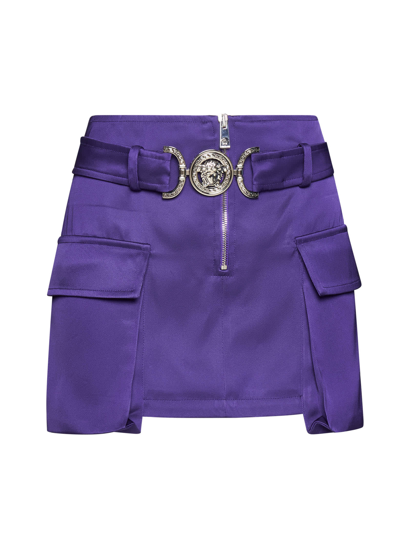 Versace Medusa 95工装迷你半身裙
