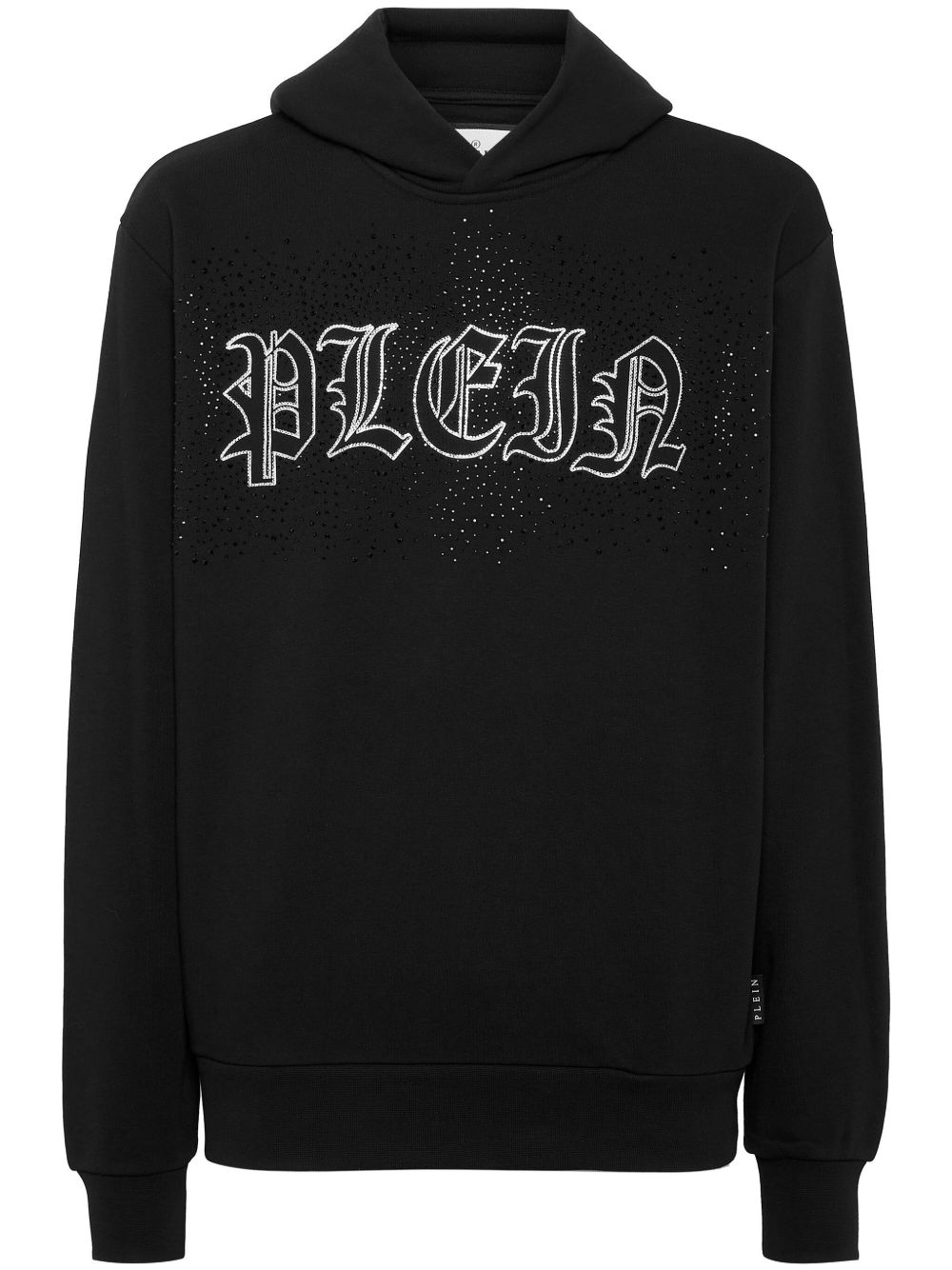 Philipp Plein Gothic Plein 印花连帽衫 - 黑色