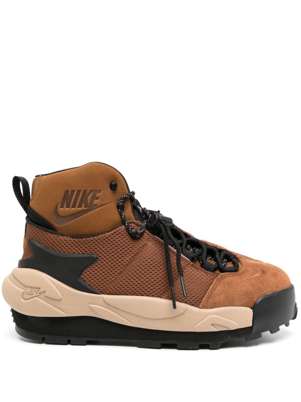 NIKE x SACAI Magmascape 拼接运动鞋 - 褐色