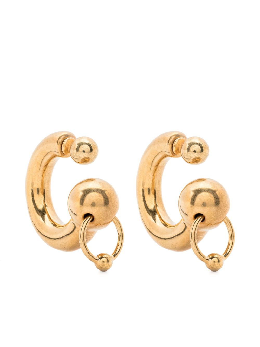 Jean Paul Gaultier The Ring 耳环 - 金色