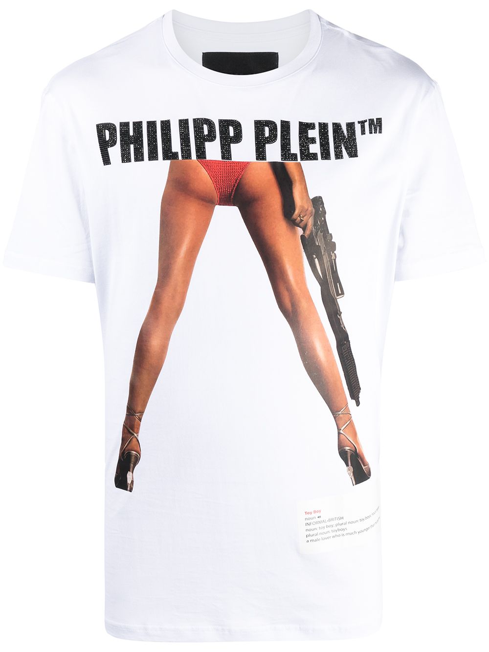 Philipp Plein Bang Bang 印花T恤 - 白色