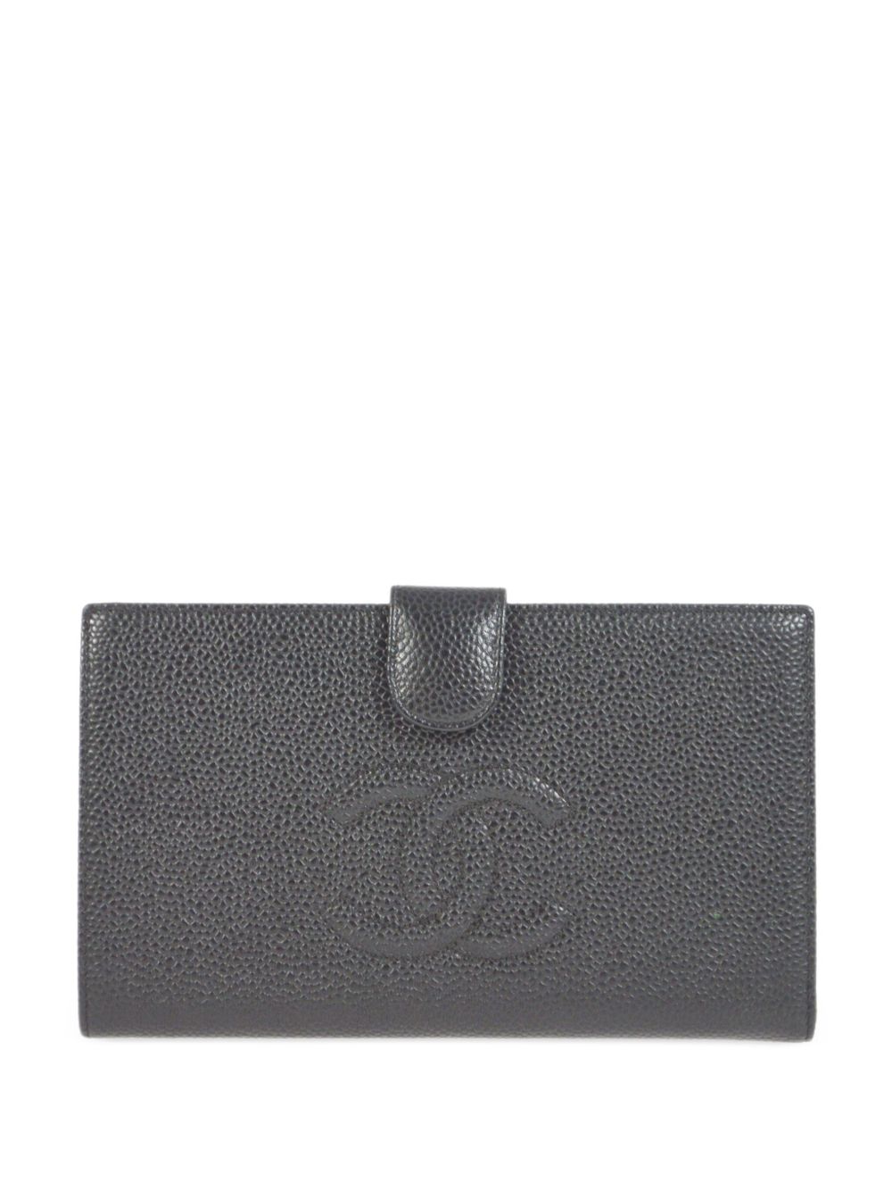 CHANEL Pre-Owned 2005 CC bi-fold wallet - 黑色