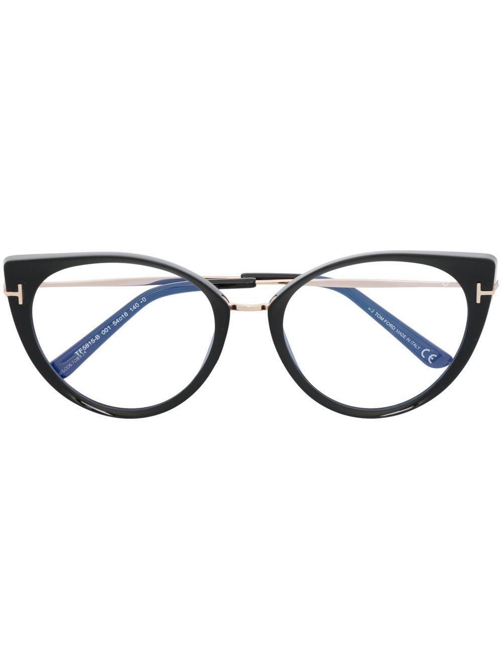 TOM FORD Eyewear 猫眼框光学眼镜 - 黑色