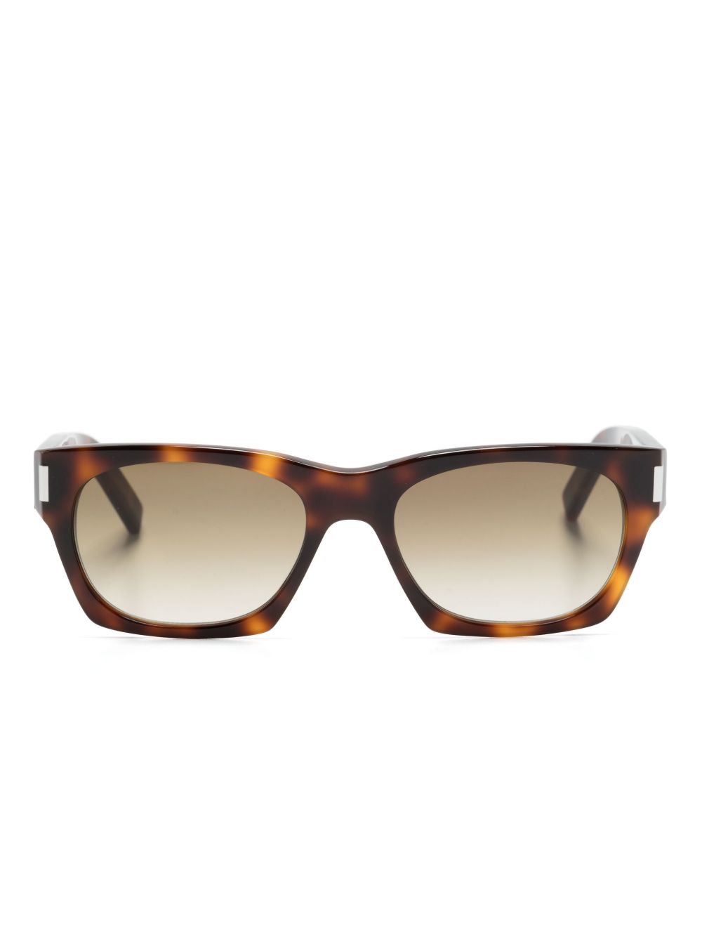 Saint Laurent Eyewear 402 长方框太阳眼镜 - 褐色