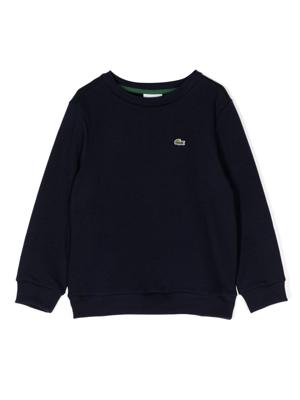 Lacoste Kids 标贴卫衣 - 蓝色
