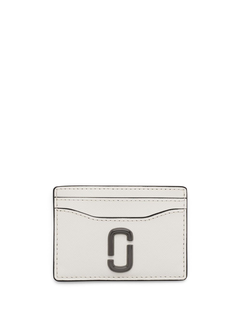 Marc Jacobs logo标牌皮质卡夹 - 黑色
