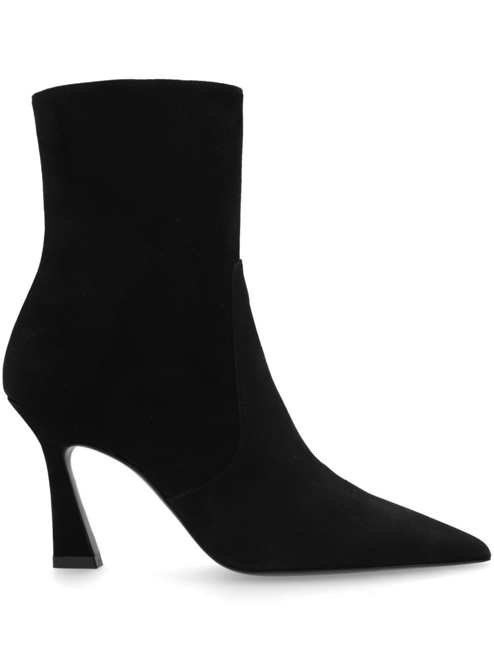 Stuart Weitzman Vinnie 高跟靴（8.5厘米） - 黑色