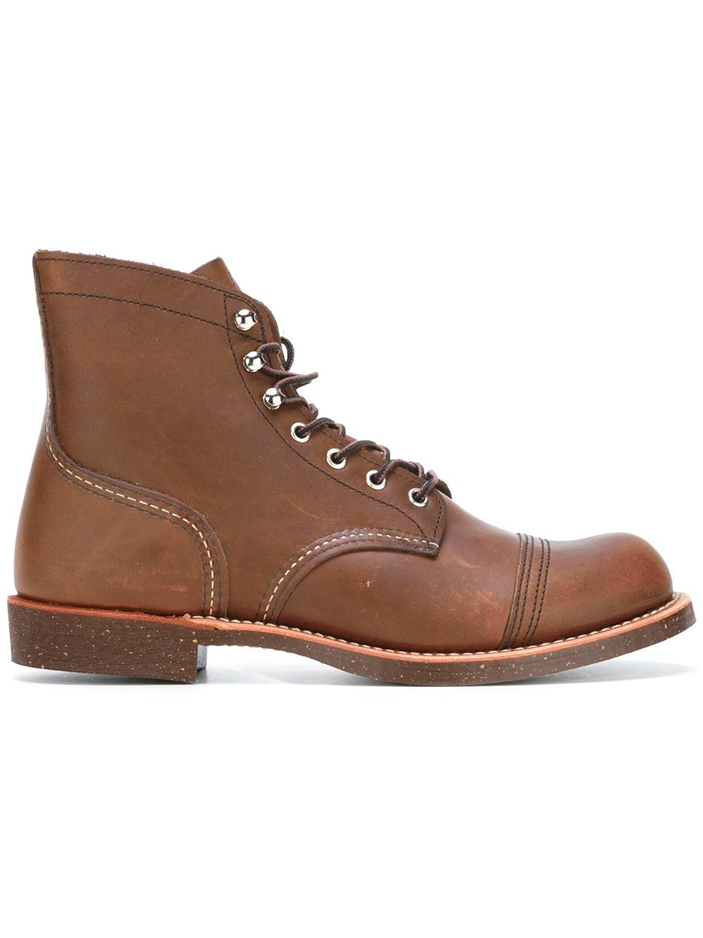 Red Wing Shoes 系带短靴 - 褐色