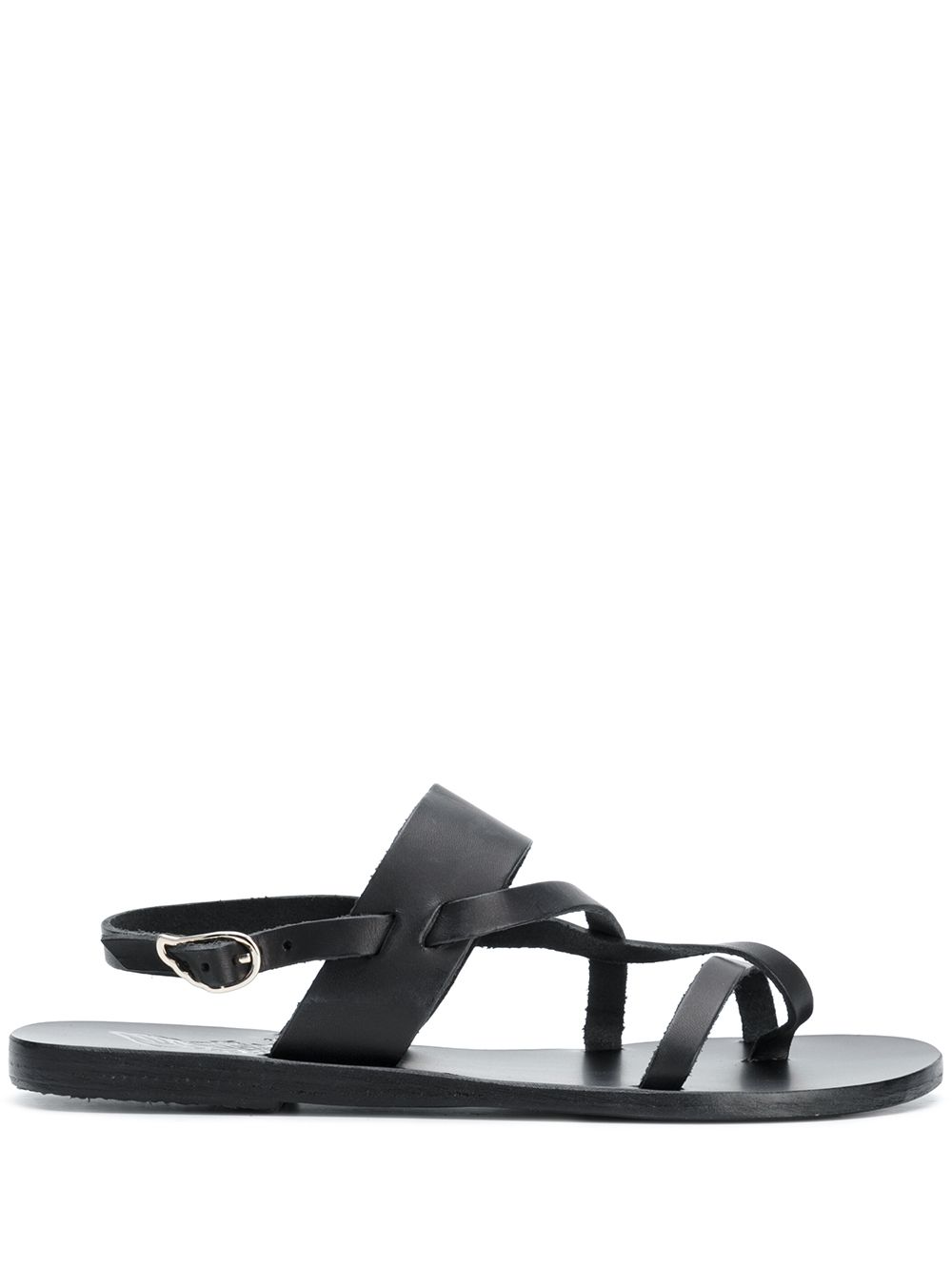 Ancient Greek Sandals Alethea平底凉鞋 - 黑色