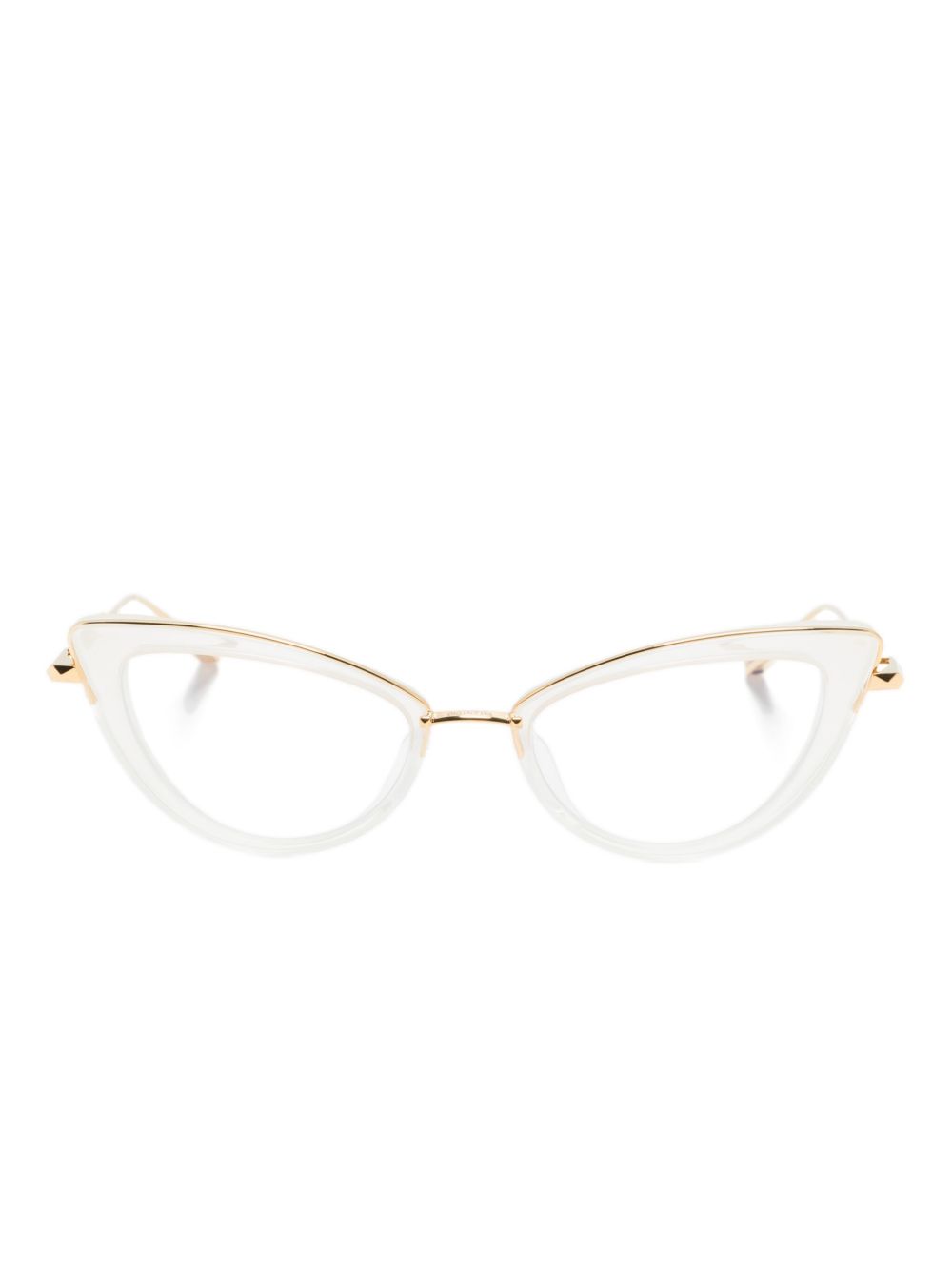 VALENTINO GARAVANI EYEWEAR V Daydream 猫眼框眼镜 - 白色