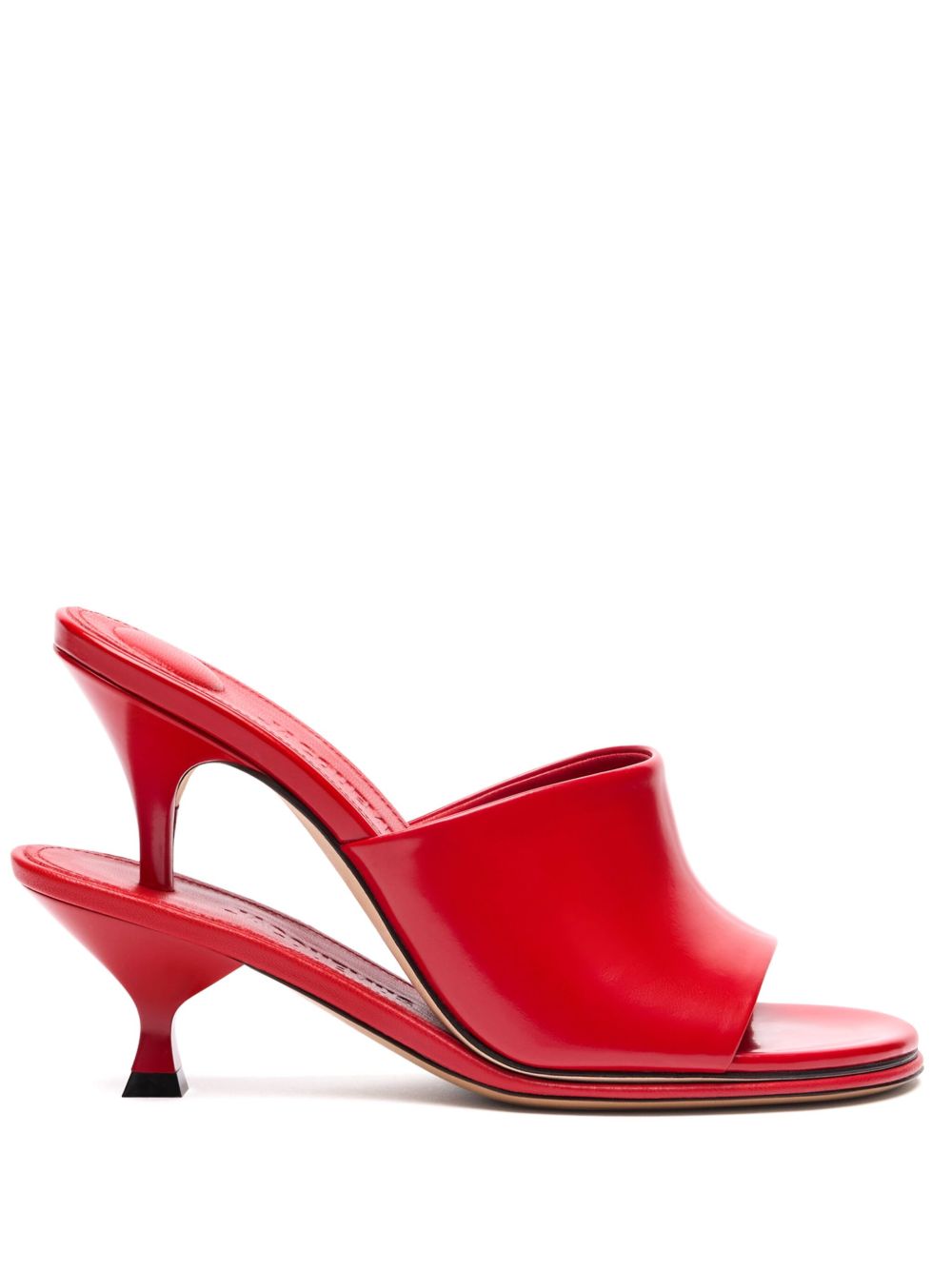 Jacquemus Les Doubles 高跟穆勒鞋（11厘米） - 红色