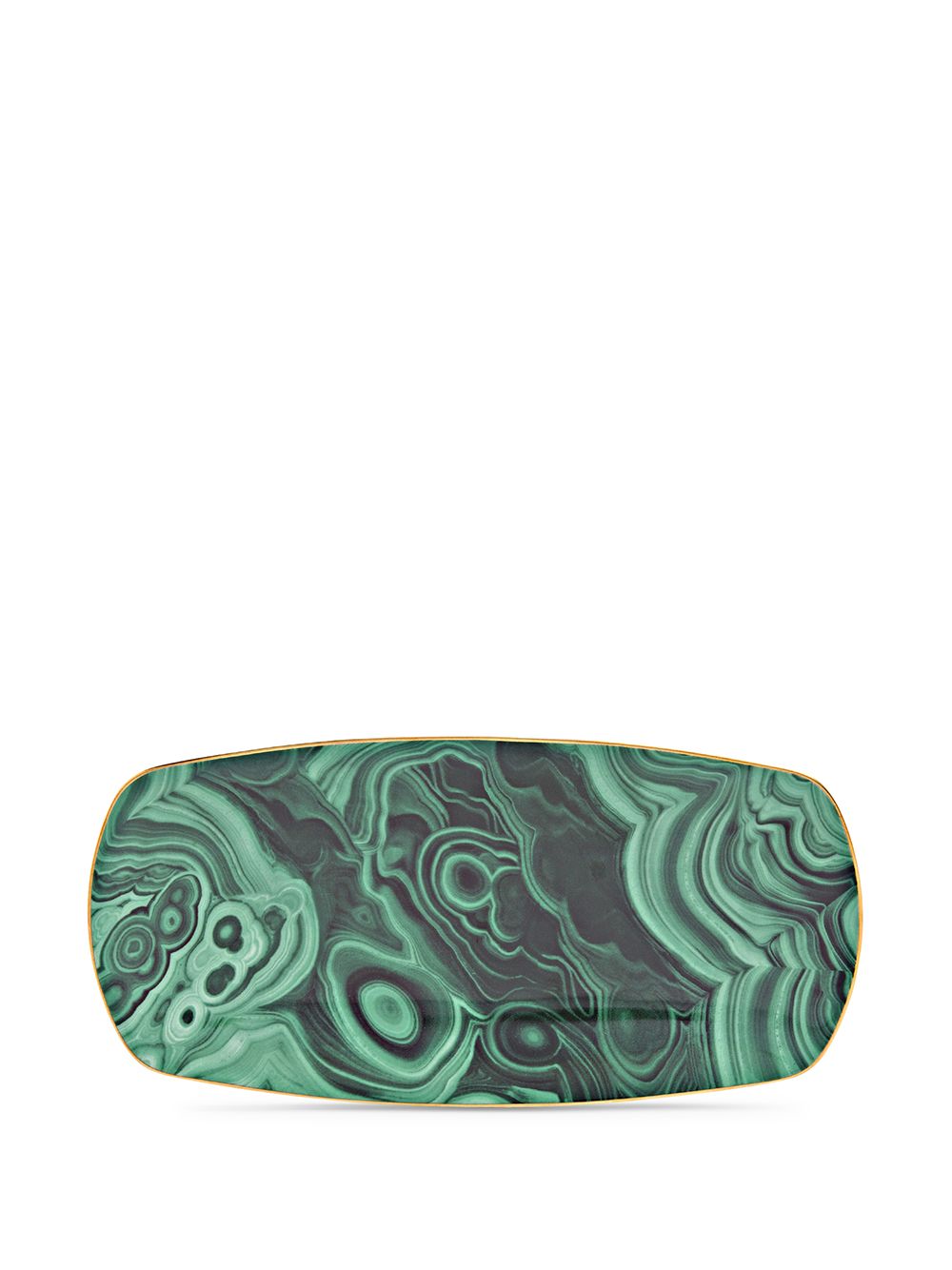 L'Objet Malachite 托盘（30厘米） - 绿色