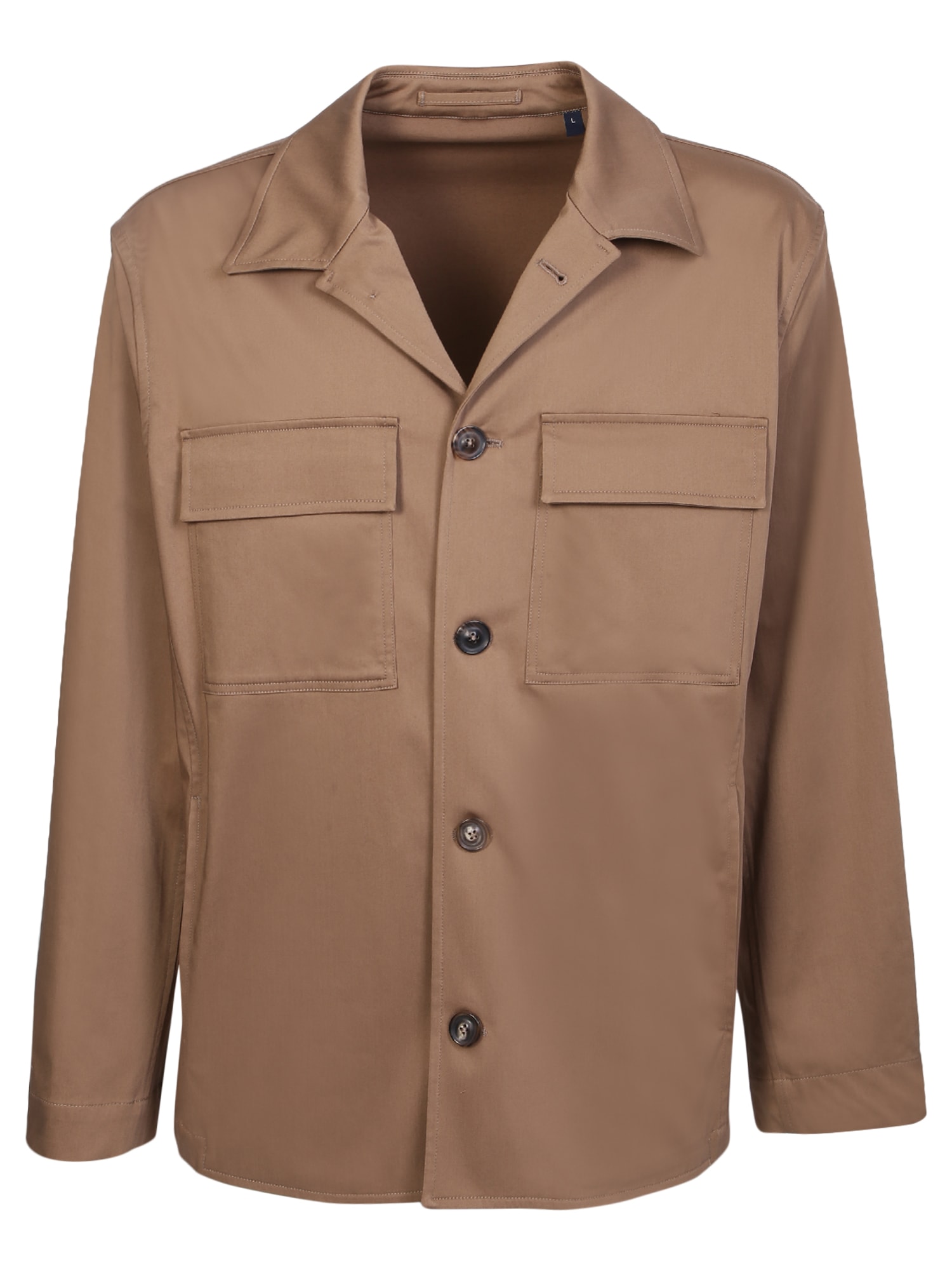 Lardini Stretch Cotton Shirt