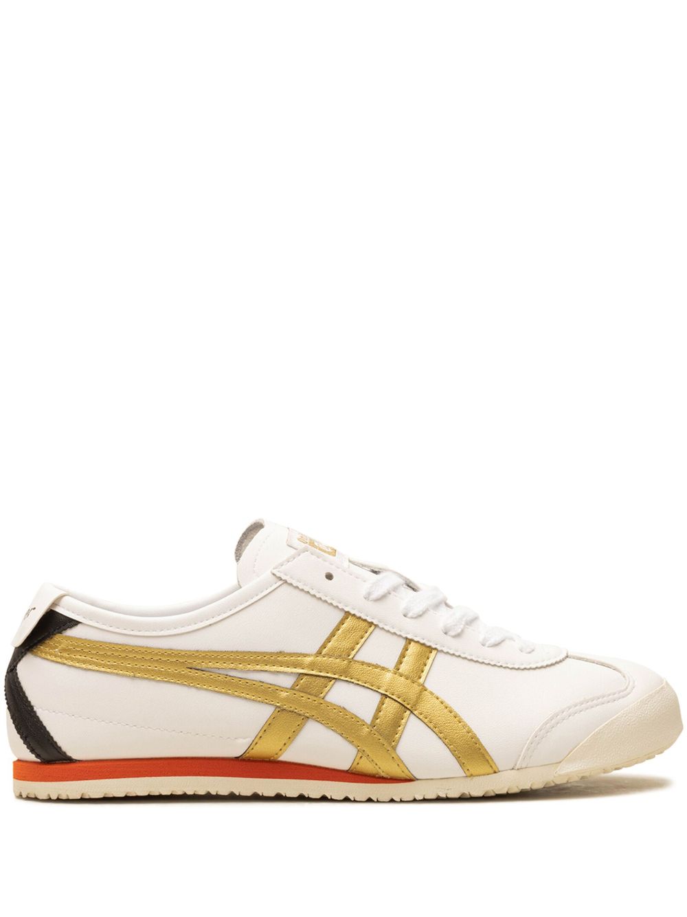 Onitsuka Tiger Mexico 66 White/Gold 运动鞋 - 白色