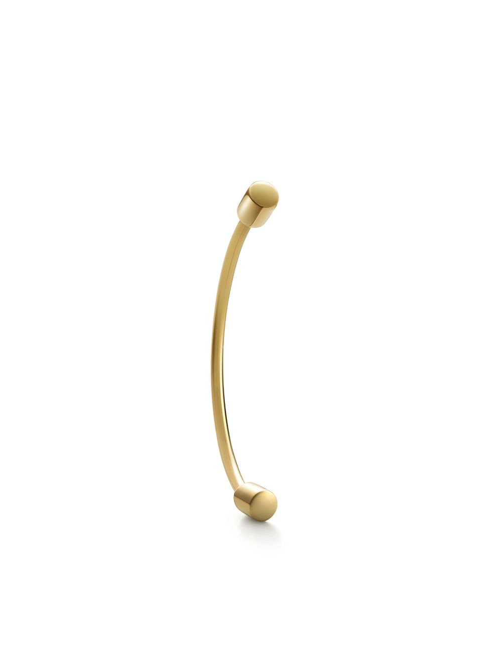 Shihara Twist Curl 18K黄金耳环 - 金色