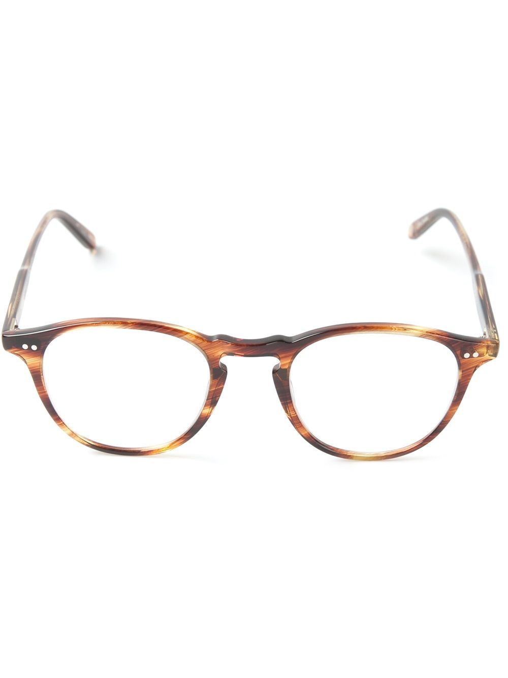 Garrett Leight 'Hampton'光学眼镜 - 褐色