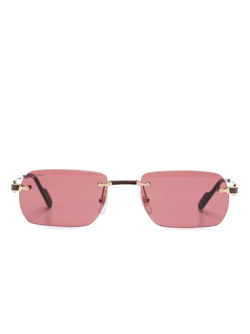 Cartier Eyewear Exception 太阳眼镜 - 金色