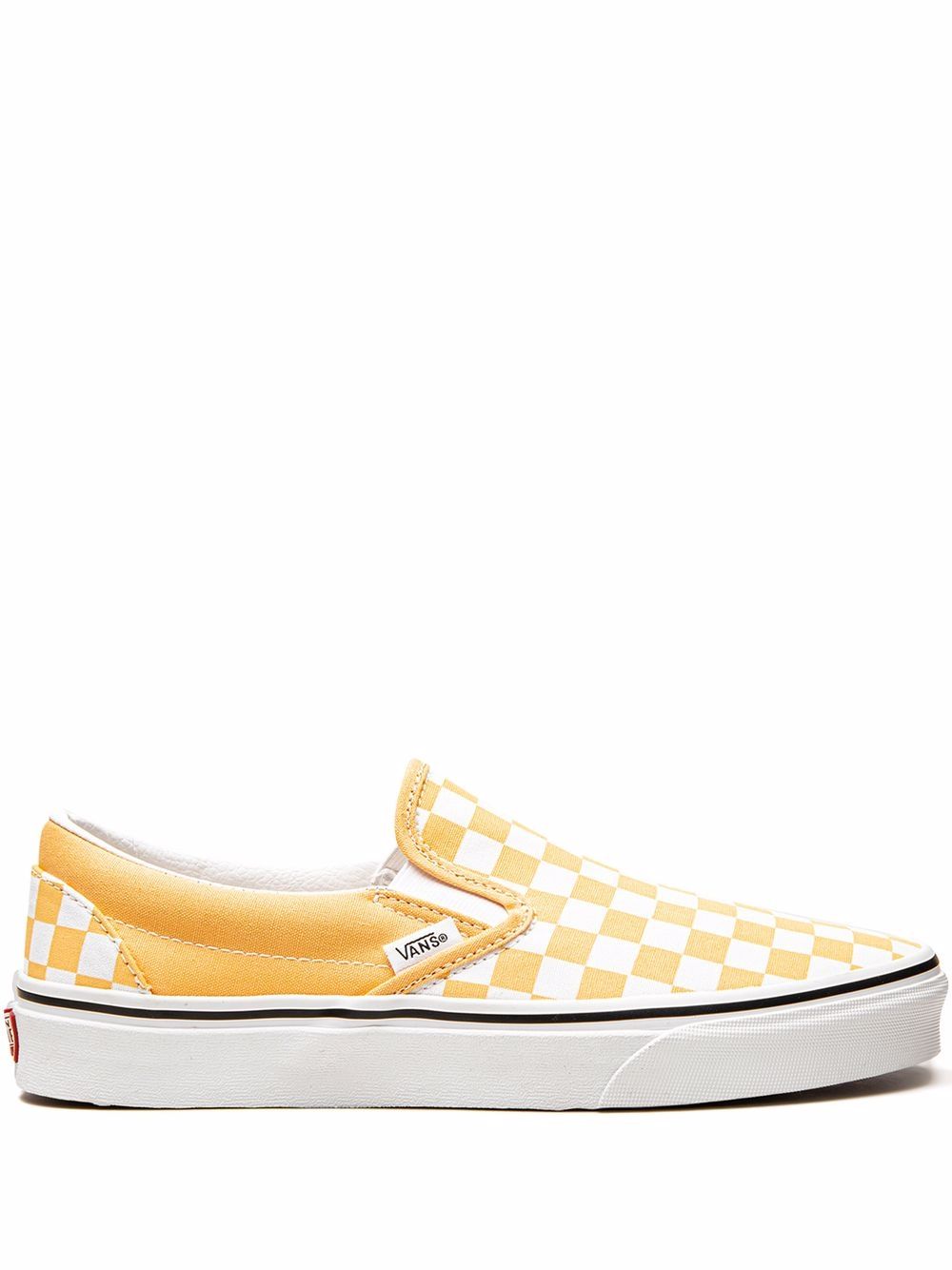 Vans Classic Slip-On Checkerboard 运动鞋 - 黄色