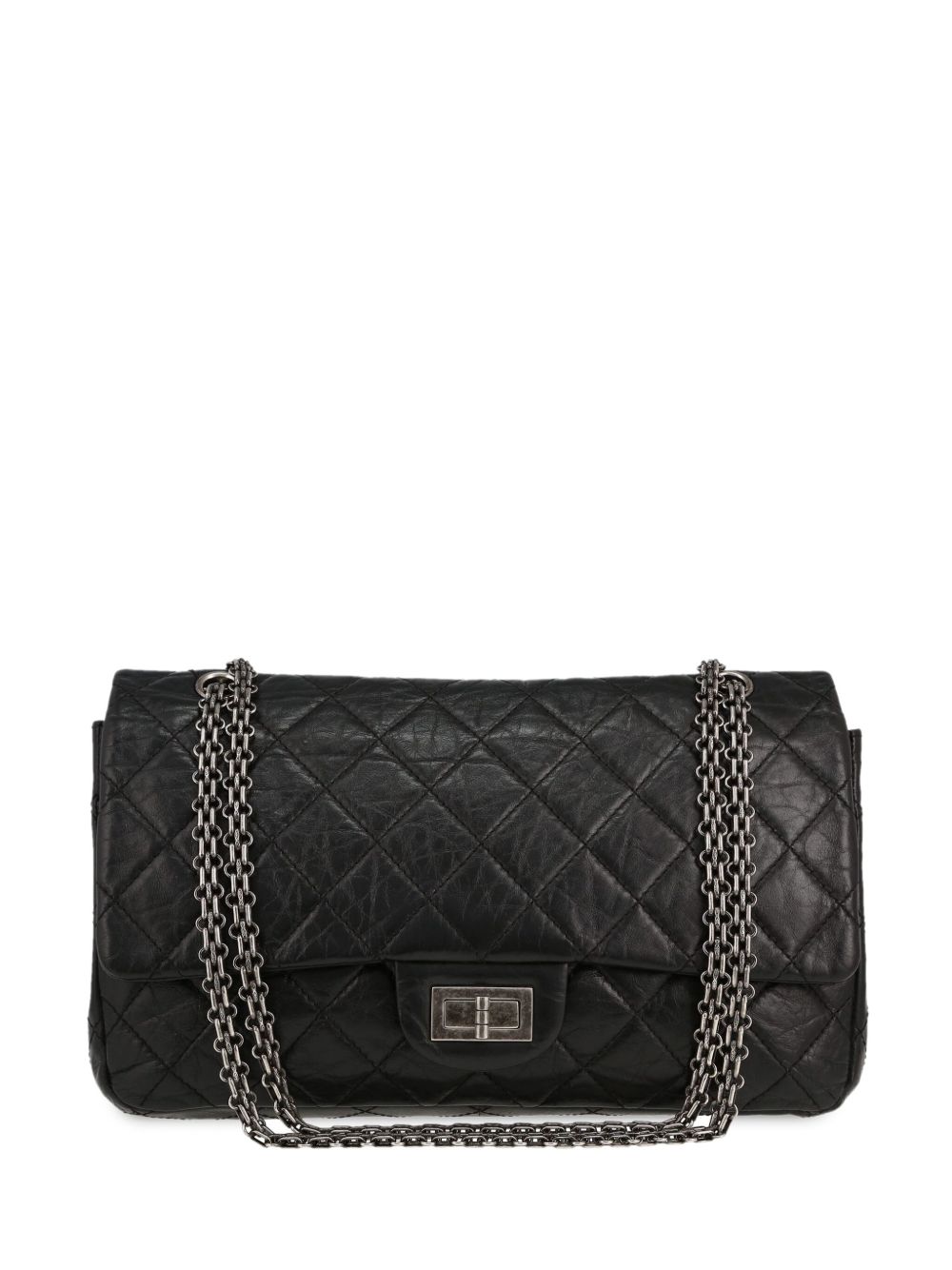CHANEL Pre-Owned 2.55 Reissue 单肩包 - 黑色