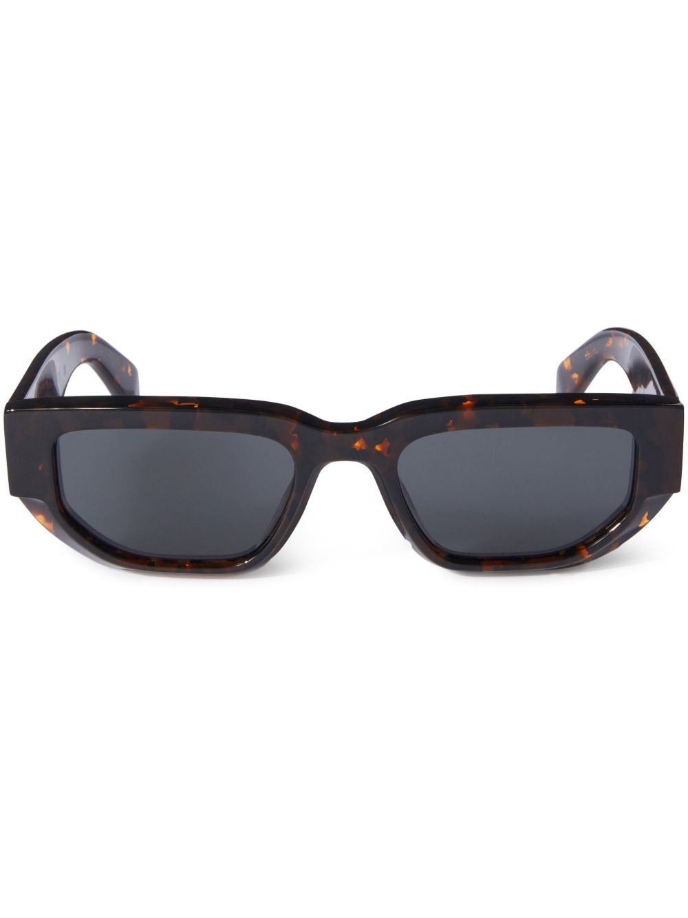 Off-White Eyewear Greeley 玳瑁纹效果太阳眼镜 - 褐色