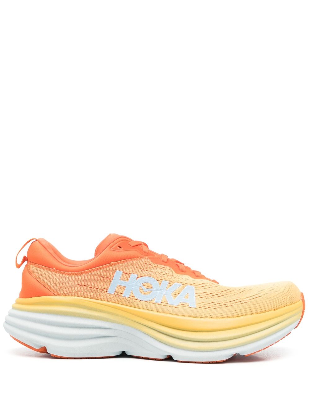 HOKA Bondi 8 跑步鞋 - 橘色