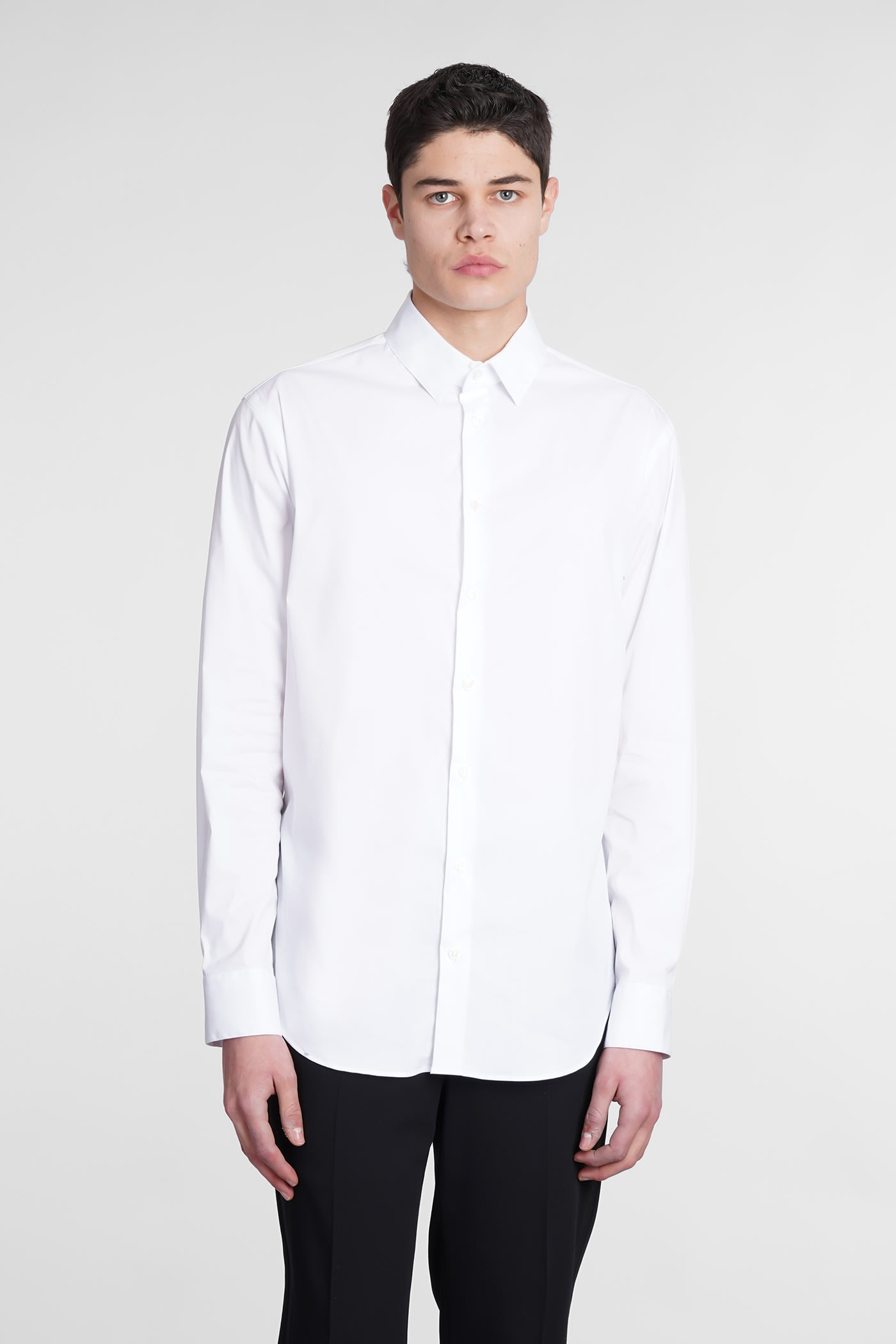 Giorgio Armani White Cotton Shirt