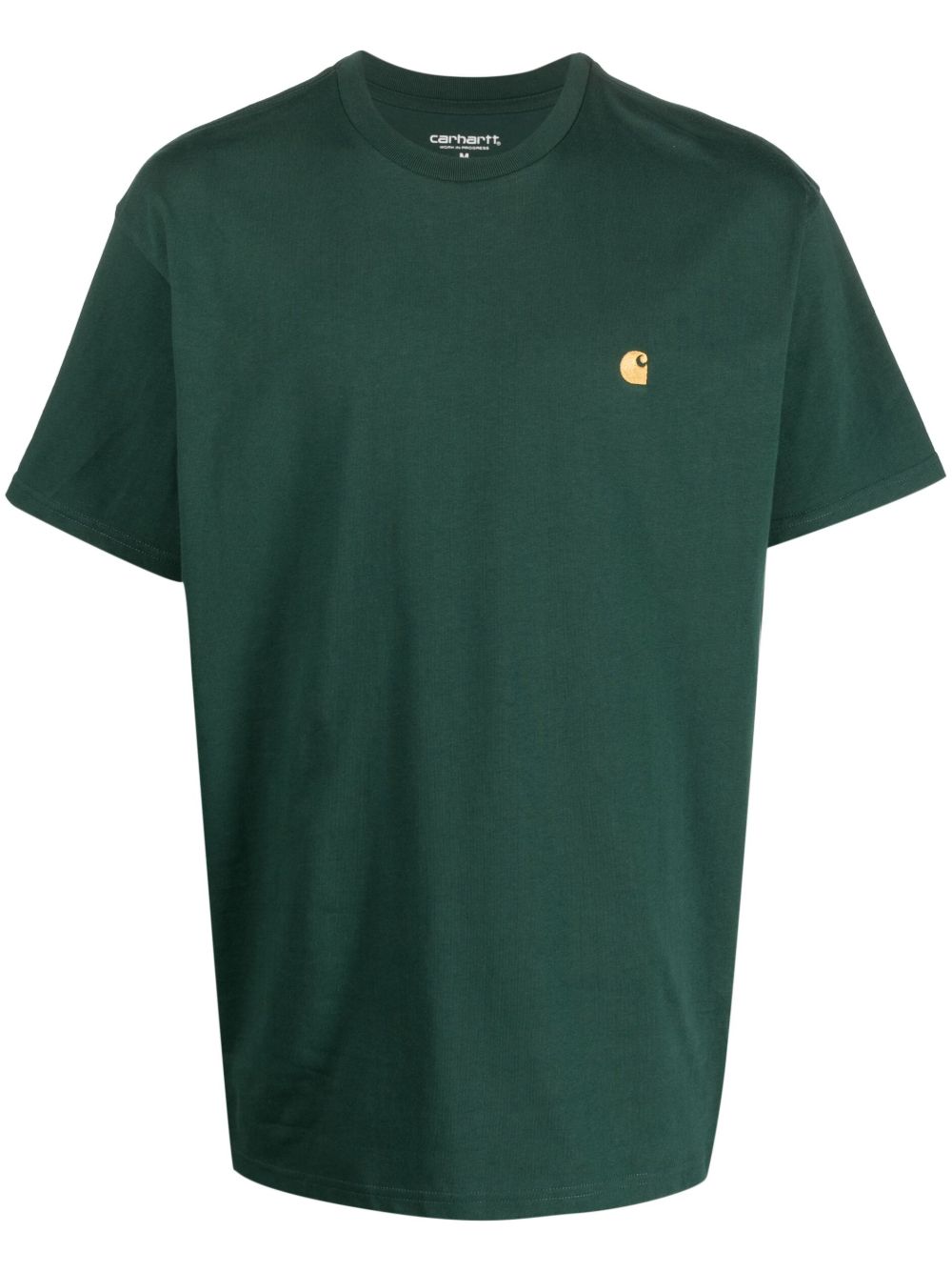 Carhartt WIP logo刺绣棉T恤 - 绿色