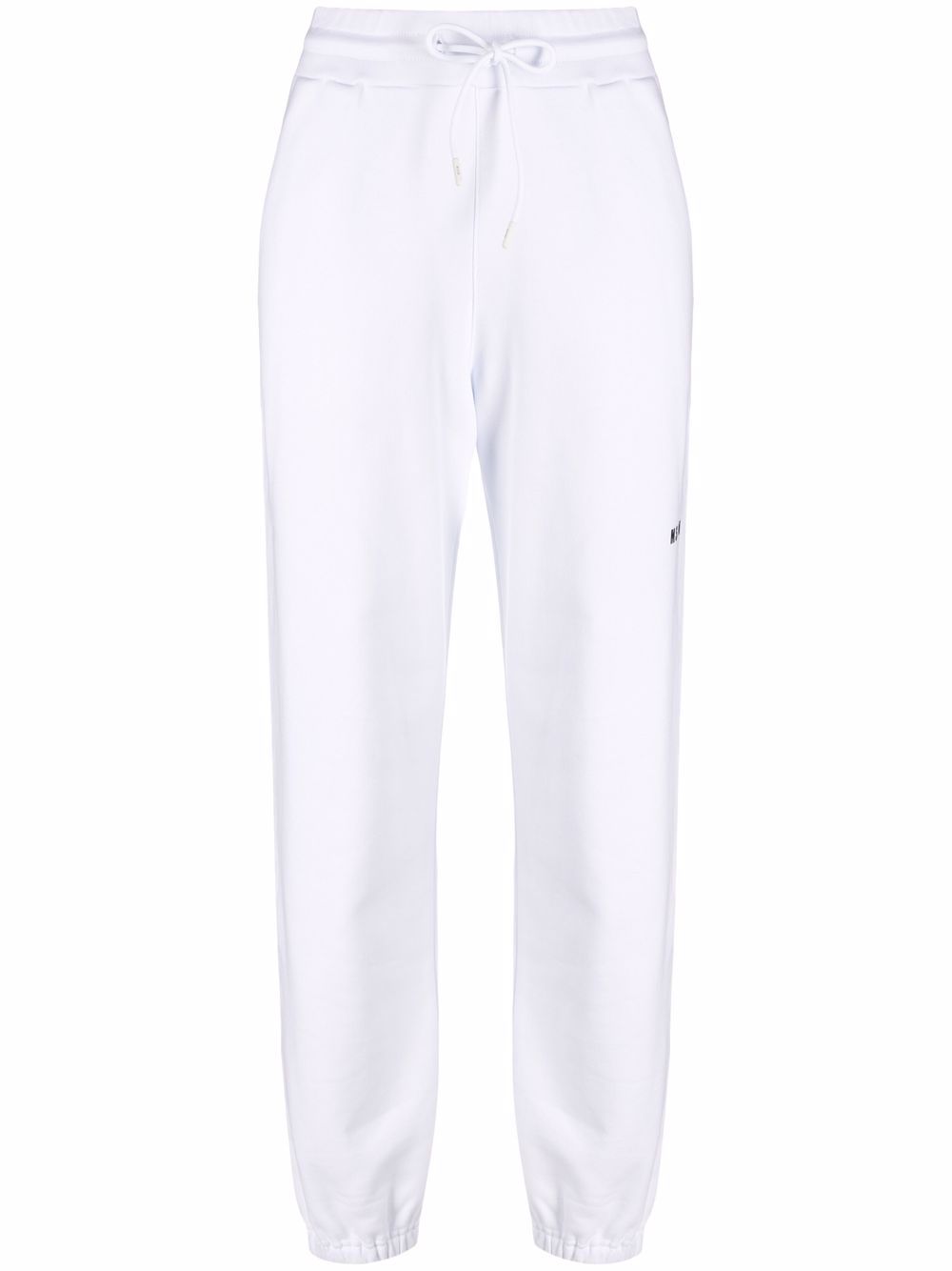 MSGM logo印花运动裤 - 白色