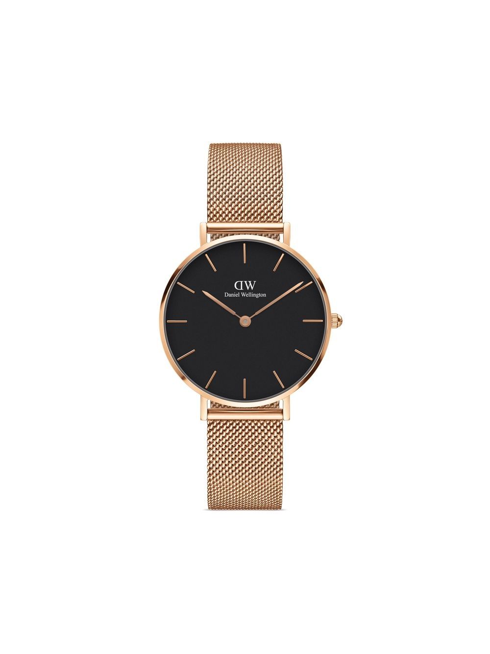 Daniel Wellington Petite Melrose 32毫米腕表 - 黑色
