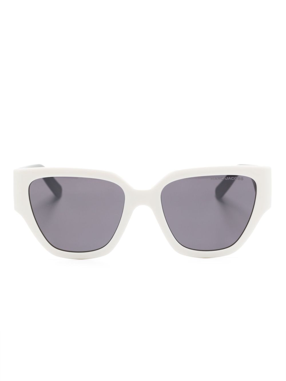 Marc Jacobs Eyewear The J 方框太阳眼镜 - 白色