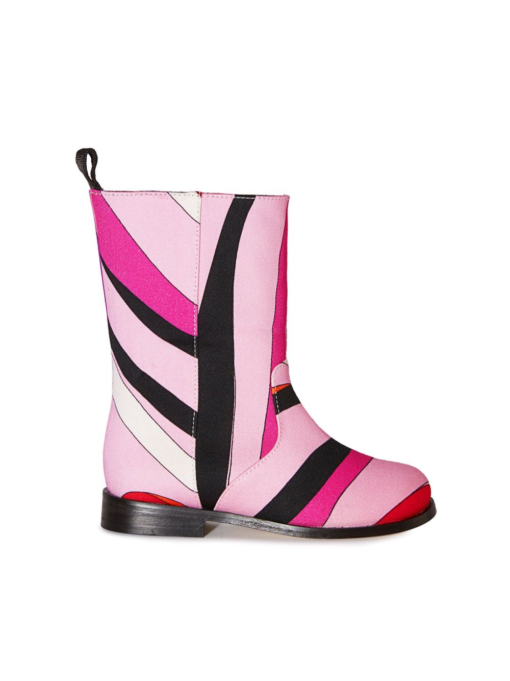 PUCCI Junior Marmo 印花靴子 - 粉色
