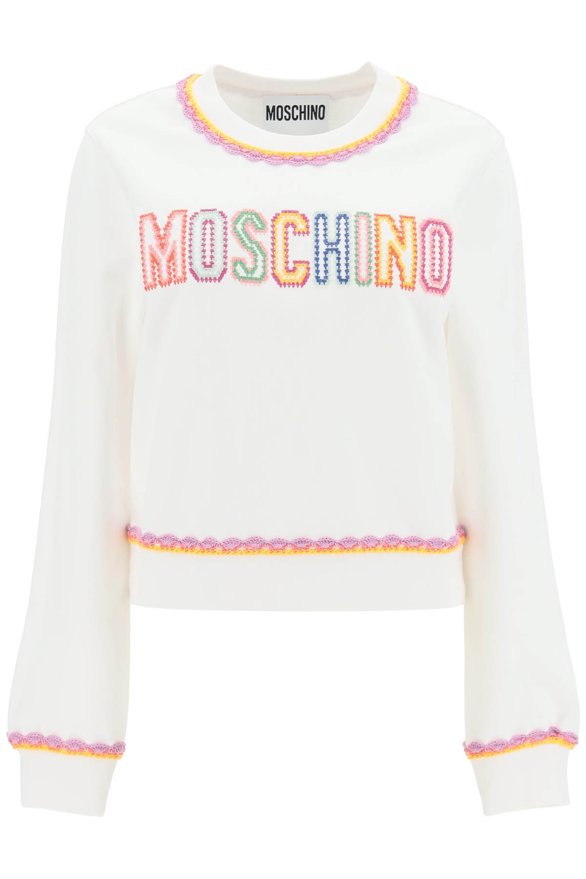 Moschino Crochet Details Sweatshirt