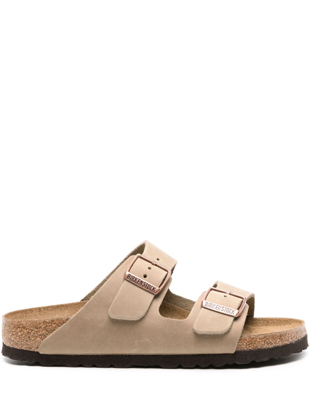 Birkenstock Arizona 皮质凉鞋 - 褐色