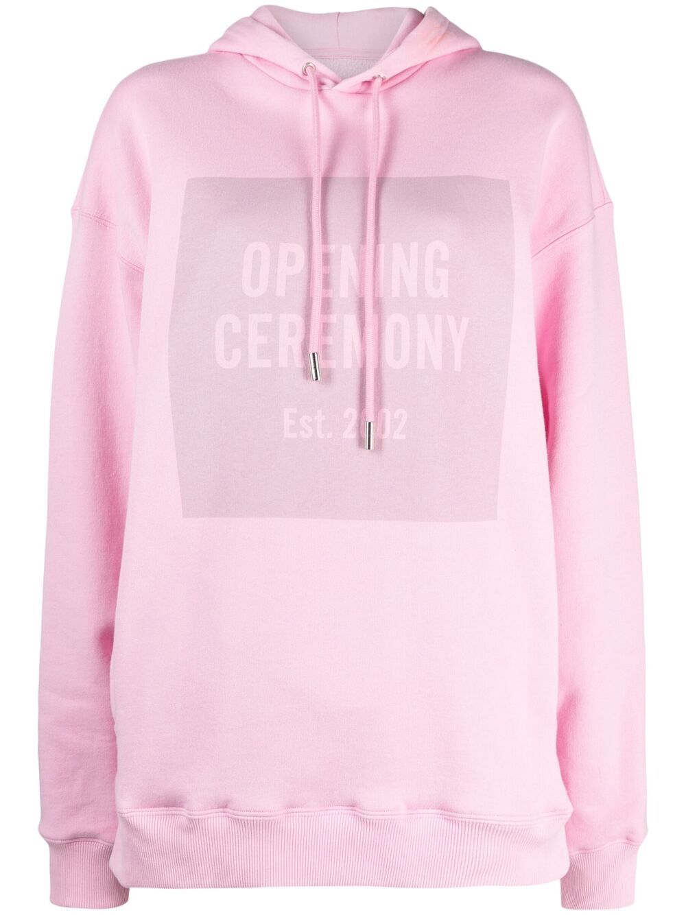 Opening Ceremony 方块logo连帽衫 - 粉色